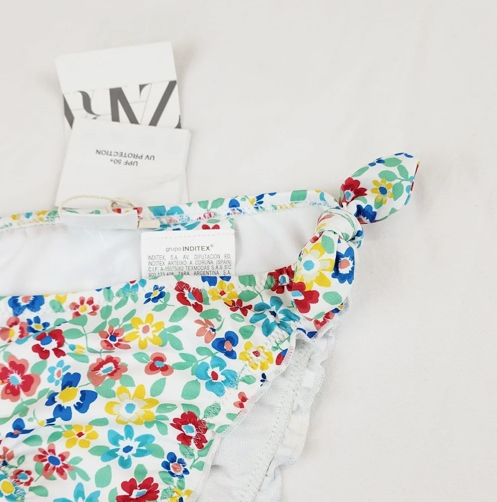 Zara Floral Bikini Bottom